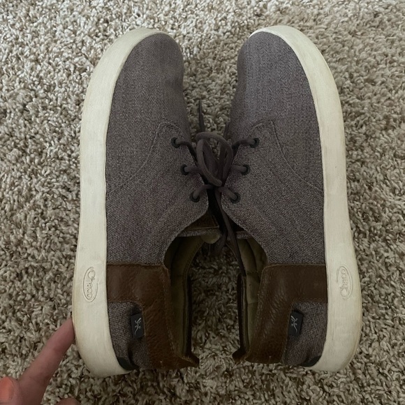 Chaco Davis Lace Up Casual Shoes Grey Size 11.5 - Picture 7 of 10